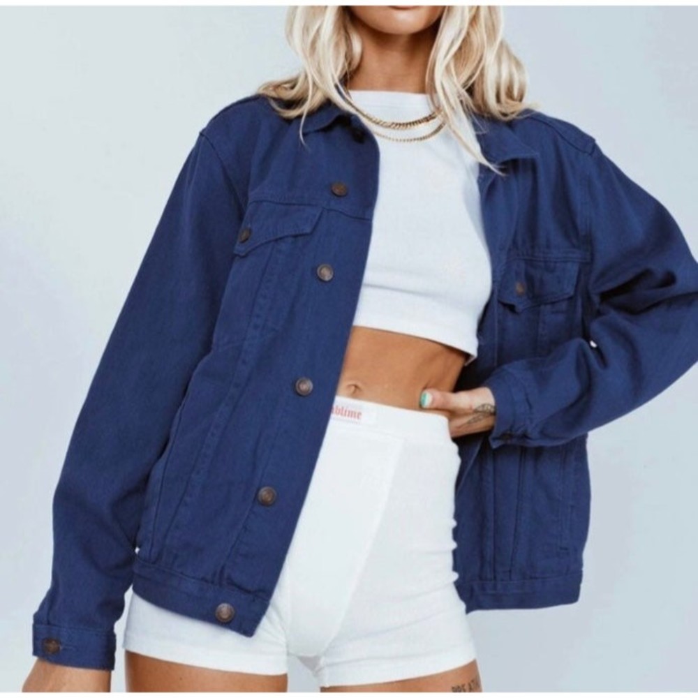 Princess Polly Western Denim Jacket NWT